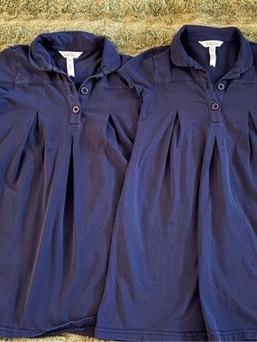 Matilda Jane Navy Dresses (2) sz 6 PLAY Condition